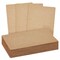 Blank 3x5 Kraft Paper Index Cards, Note Cards for Home, Office, Recipes, School Learning, Studying, Crafts, DIY, Standard Size Heavy Weighted Card Stock (100 Pack), Brown